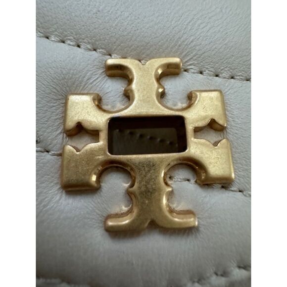 Tory Birch KIRA CHEVRON TOP-HANDLE SATCHEL, New Ivory. - Picture 5 of 16